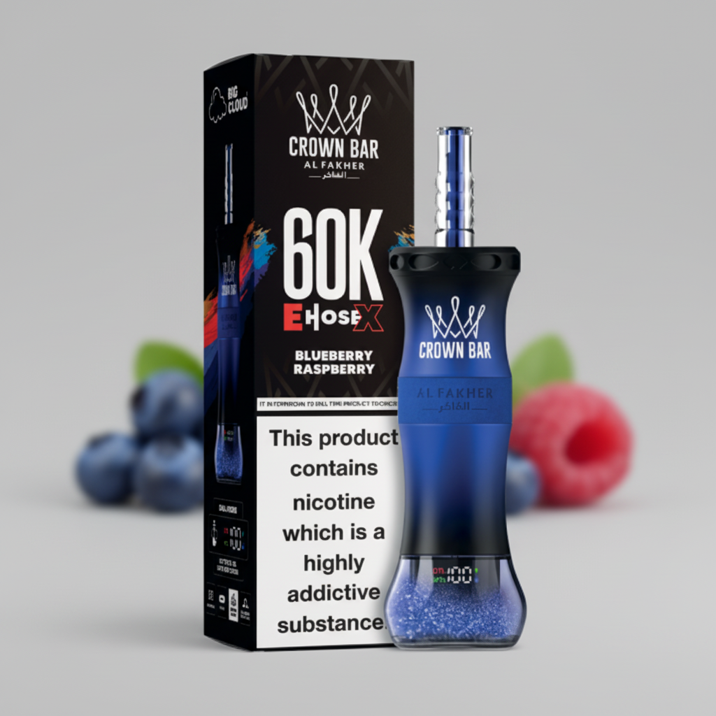 60K E-Hose X - Blueberry Raspberry