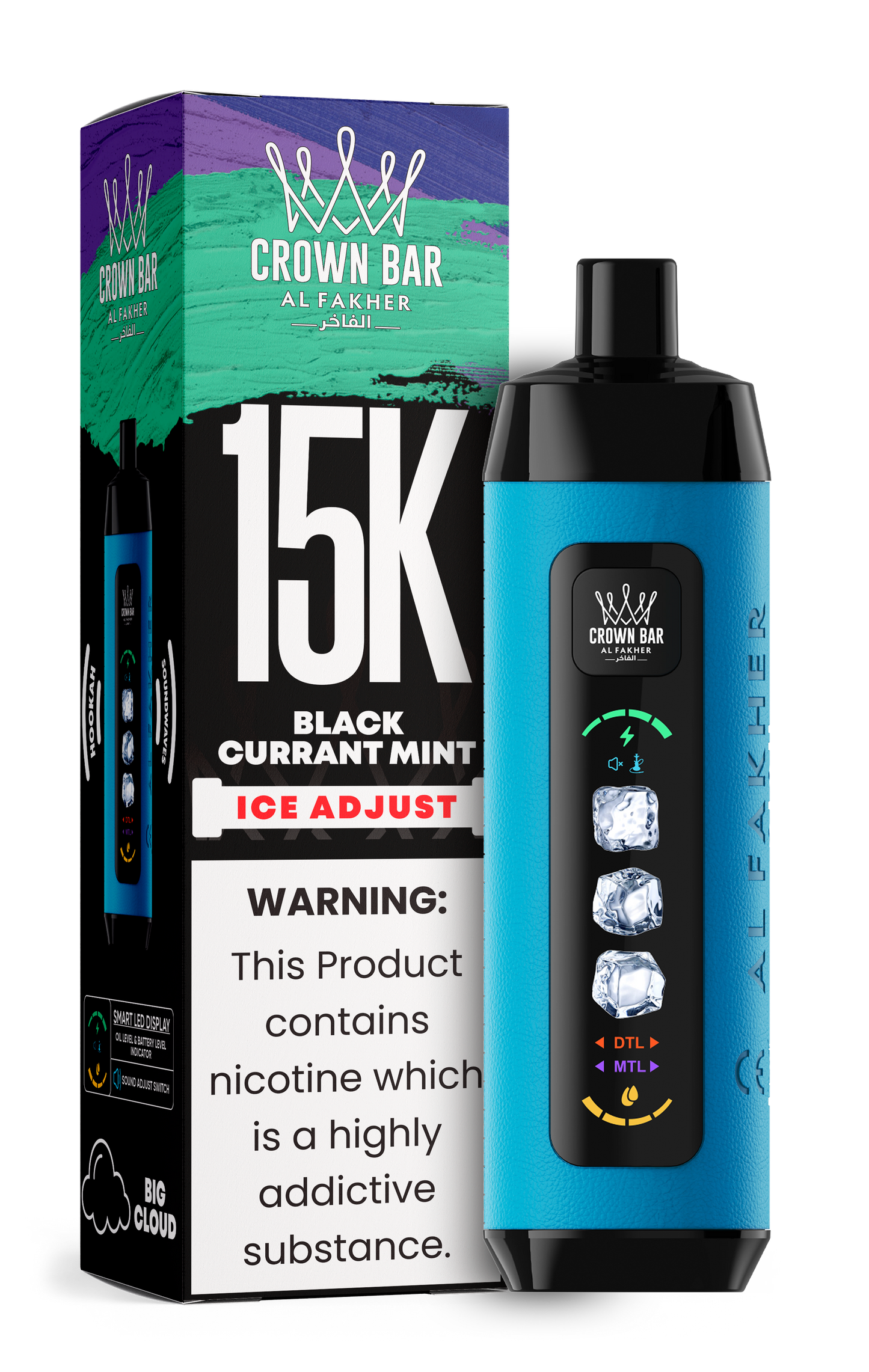 15K Ice Adjust – Blackcurrant Mint