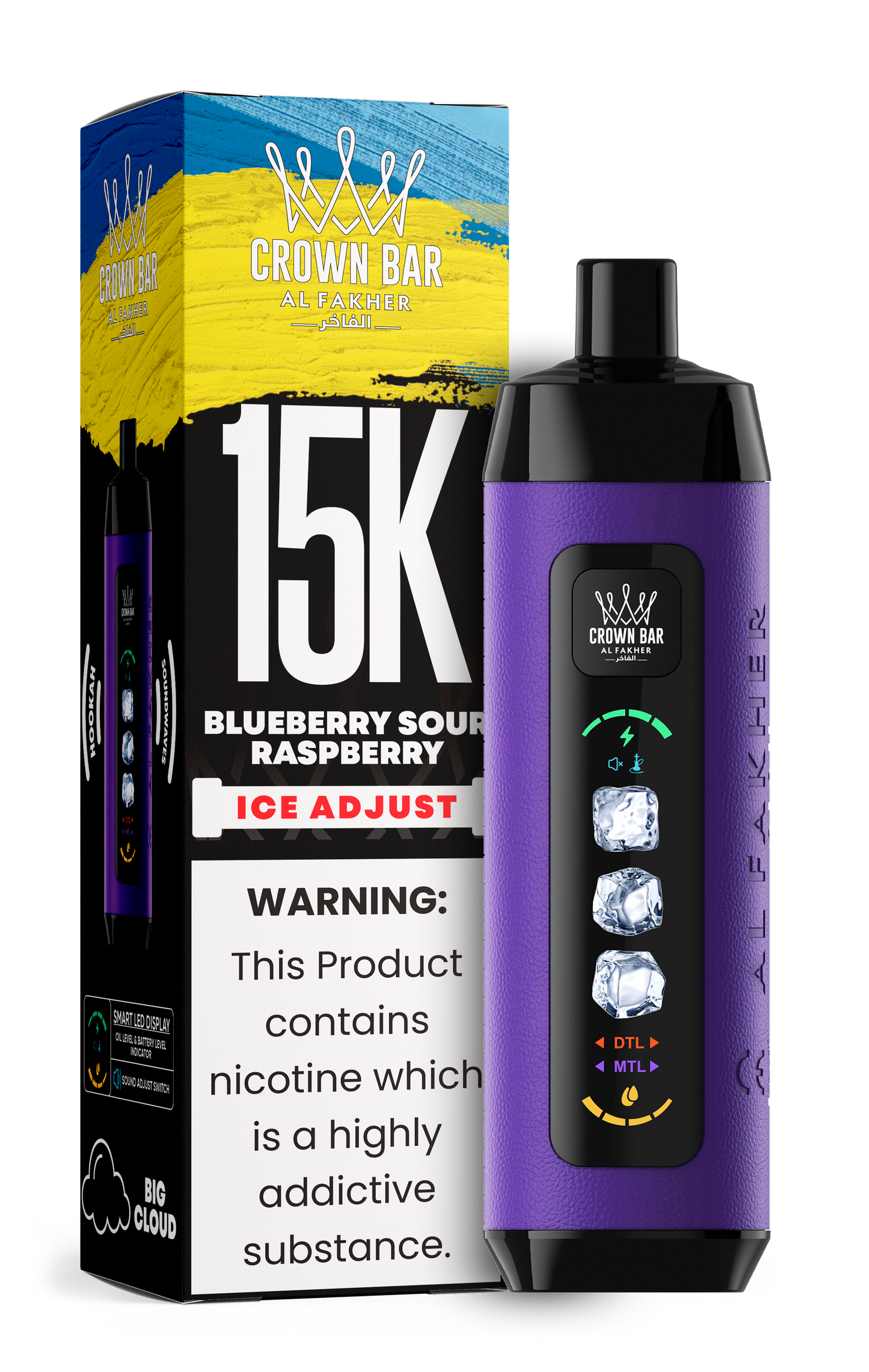 15K Ice Adjust – Blueberry Sour Raspberry