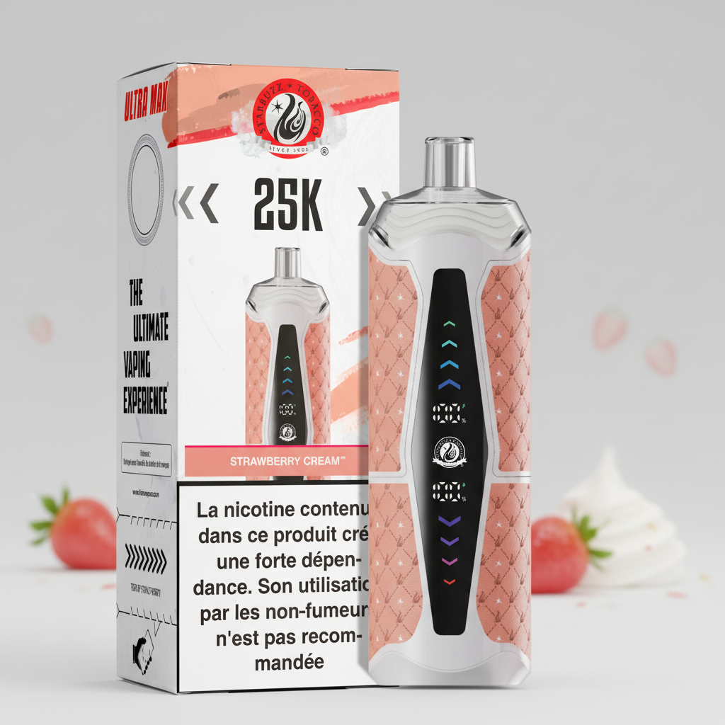 ULTRA MAX 25K - STRAWBERRY CREAM
