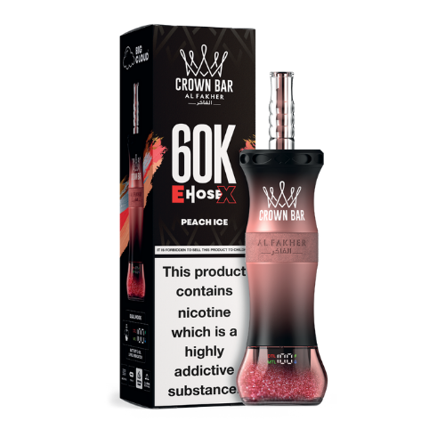 60K E-HOSE - Peach Ice