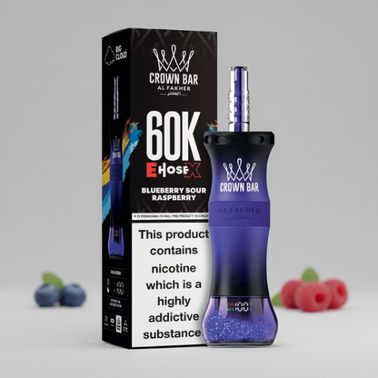 60K E-Hose X - Blueberry Sour Raspberry