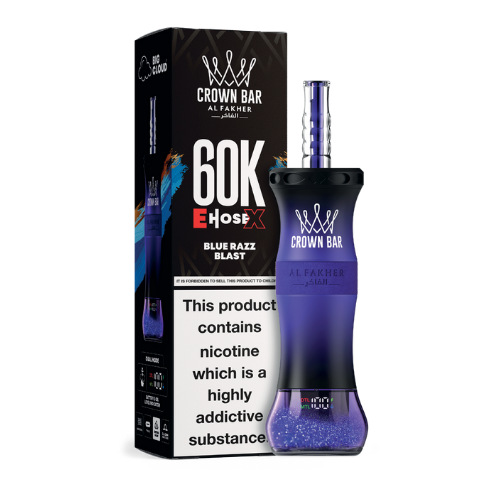 60K E-Hose X - Blue Razz Blast