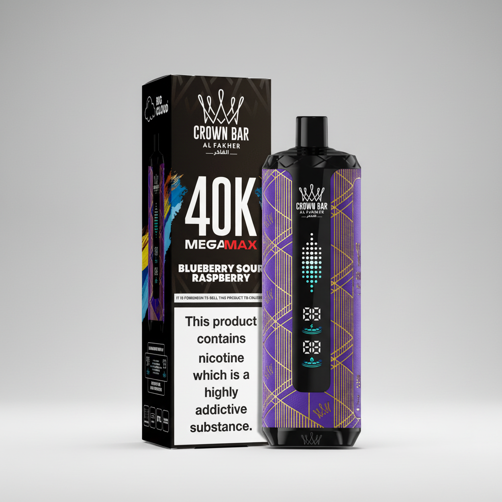 40K Mega Max – BlueBerry Sour Raspberry