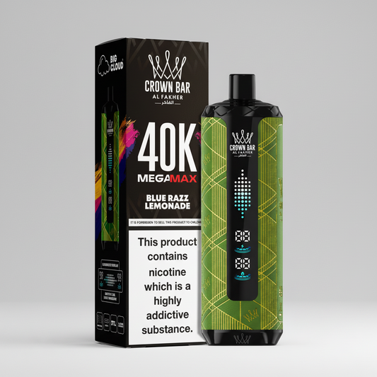 40K Mega Max – Blue Razz Lemonade
