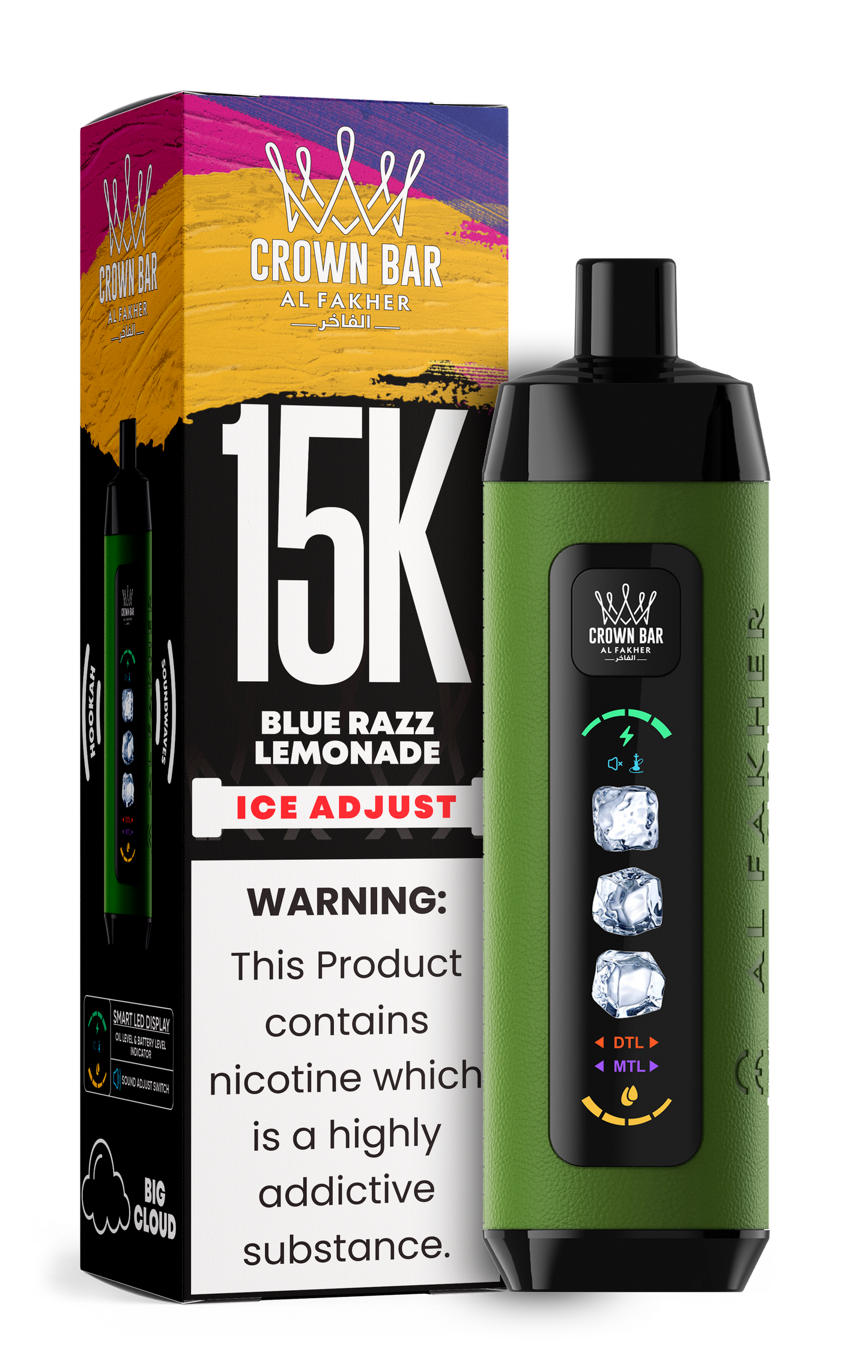 15K Ice Adjust – Blue Razz Lemonade