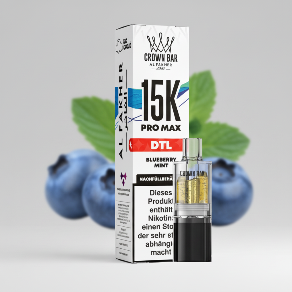15K Pro Max MTL/DTL Pod – Blueberry Mint