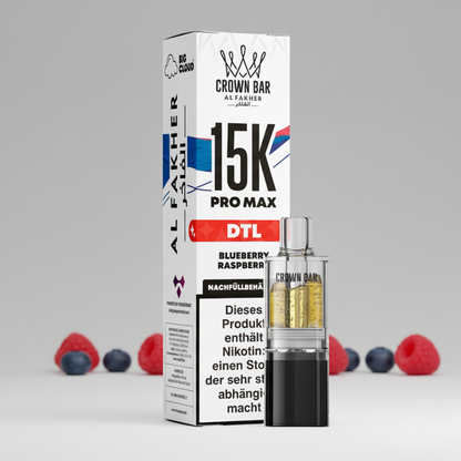 15K Pro Max MTL/DTL Pod – Blueberry Raspberry