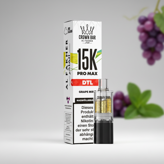 15K Pro Max MTL/DTL Pod – Grape Mint
