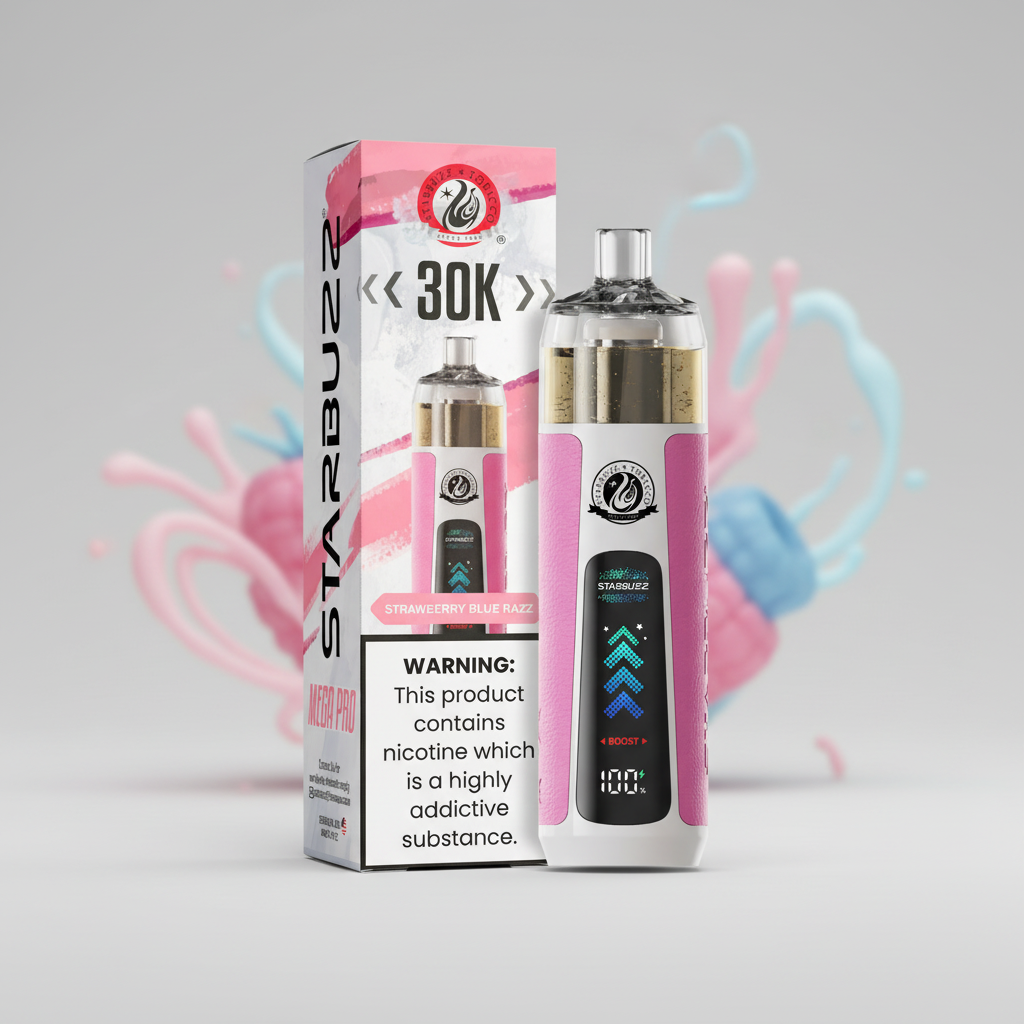 MEGRA PRO 30K - STRAWBERRY BLUE RAZZ