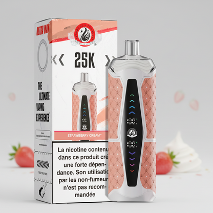 ULTRA MAX 25K - STRAWBERRY CREAM