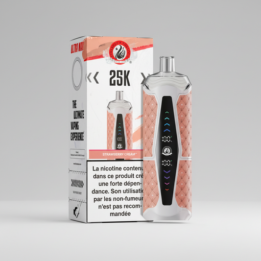 ULTRA MAX 25K - STRAWBERRY CREAM